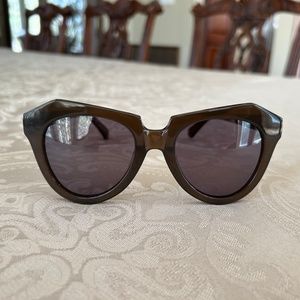Karen Walker Number One Sunglasses - Milky Vintage Brown
